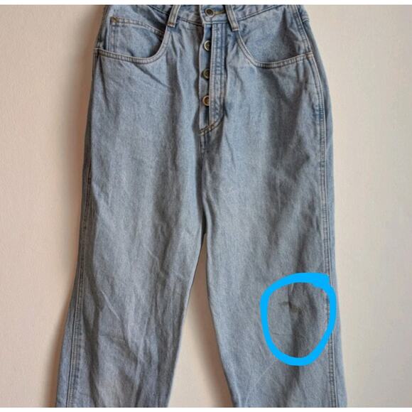 RIO Women's Jeans by STEPHEN MARDON Button Fly 90's Blue Light Sz 7 - Picture 3 of 9